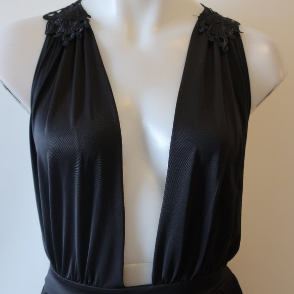 GOODTIME USA LACE RACERBACK ASYMMETRIC DRESS M * - Picture 3 of 15